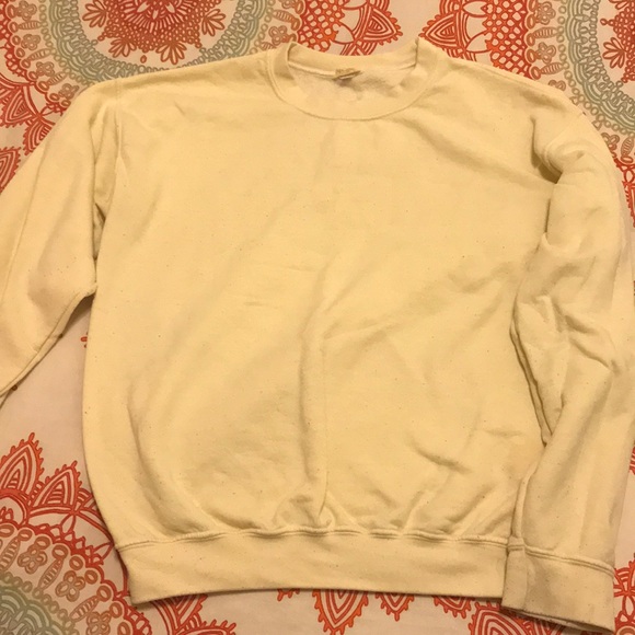 Brandy Melville Sweaters Brandy Melville Yellow Crew Neck Poshmark